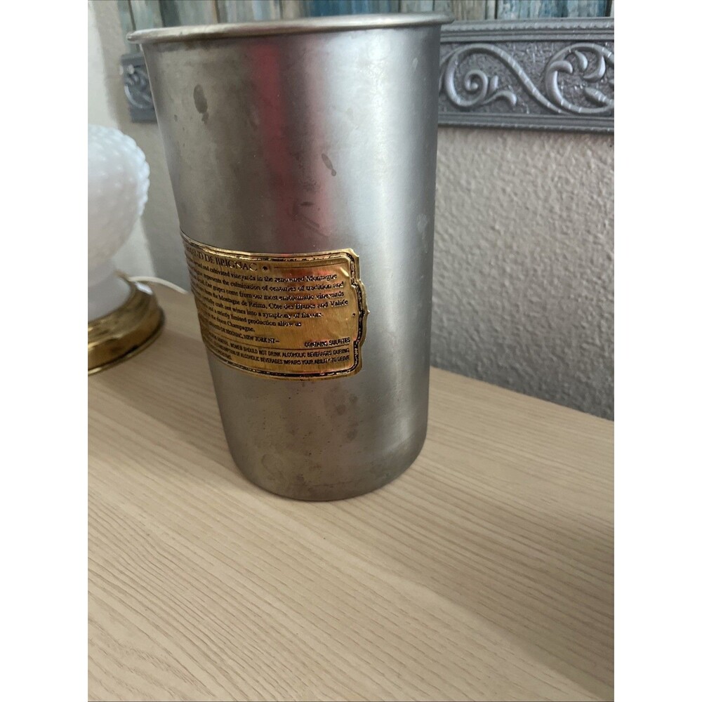 Rare Armand de Brignac Champagne Ice Bucket Gold Label Luxury Vtg Barware JayZ